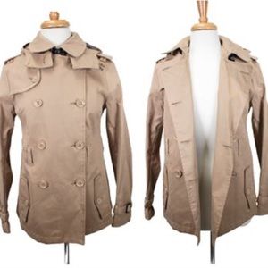 SuperDry Limited Beige Trench Coat, Size: Small